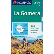231 La Gomera Kompass Wanderkarte